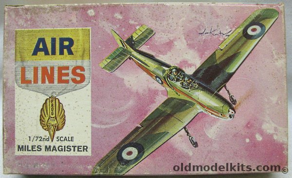 Air Lines 1/72 Miles Magister - (ex Frog), 3900 plastic model kit